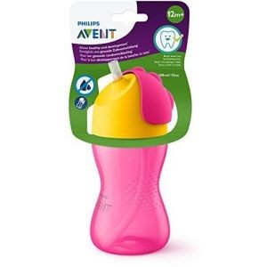 AVENT TAZZA COLORATA C/CANNUCCIA 300ML FEMMINUCCIA