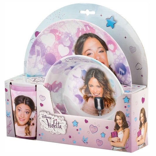 VIOLETTA SET PAPPA MELAMINA 3PZ