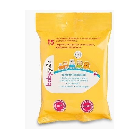 BABYGELLA SALVIETTE DETERGENTI 15PZ