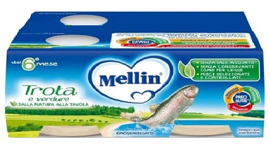 MELLIN TROTA 4PZ 80GR OMOGENEIZZATO