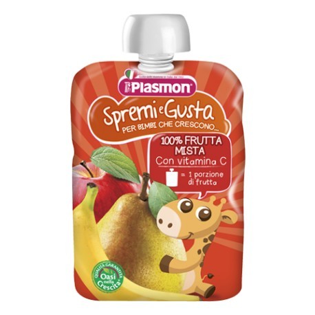 PLASMON SPREMI E GUSTA FRUTTA MISTA 100GR