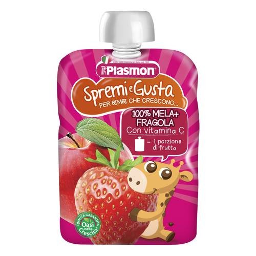 PLASMON SPREMI E GUSTA MELA/FRAGOLA 100GR