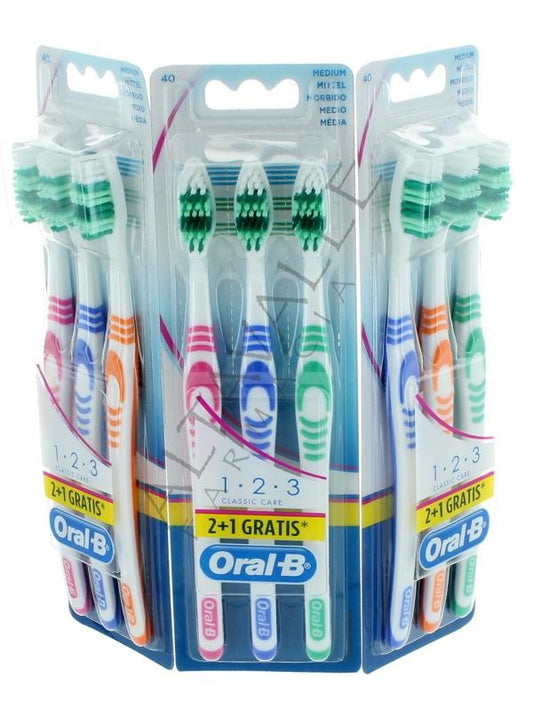 ORAL B 123 SPAZZOLINI 40 MEDI