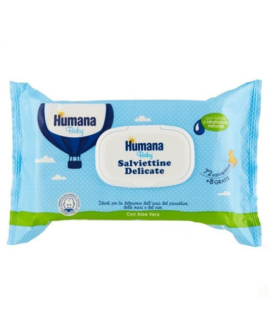 HUMANA BABY SALVIETTINE DELICATE 72PZ