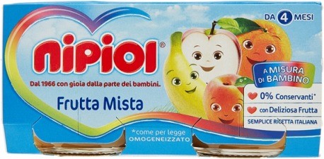 NIPIOL FRUTTA MISTA 6PZ 80GR