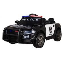 JC666 POLICE AUTO NERA 12V BABYCAR