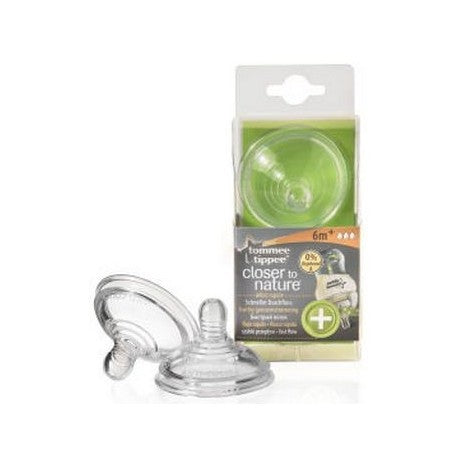 TOMMEE TIPPEE 2 TETTARELLE 6M+ ANTICOLICA FLUSSO VELOCE