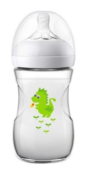 AVENT BIBERON NATURAL 260ML 1M+ DRAGON VERDE