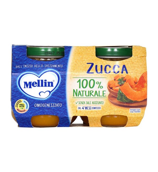 MELLIN ZUCCA 2x125GR OMOGENEIZZATO