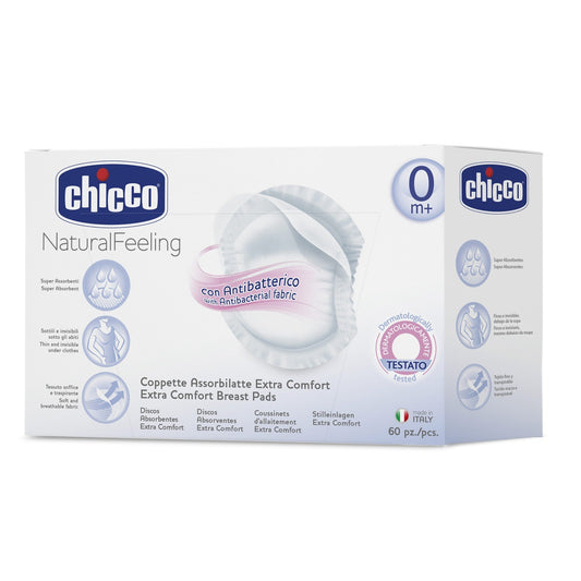 COPPETTE ASSORBILATTE ANTIBATT.60 PZ CHICCO