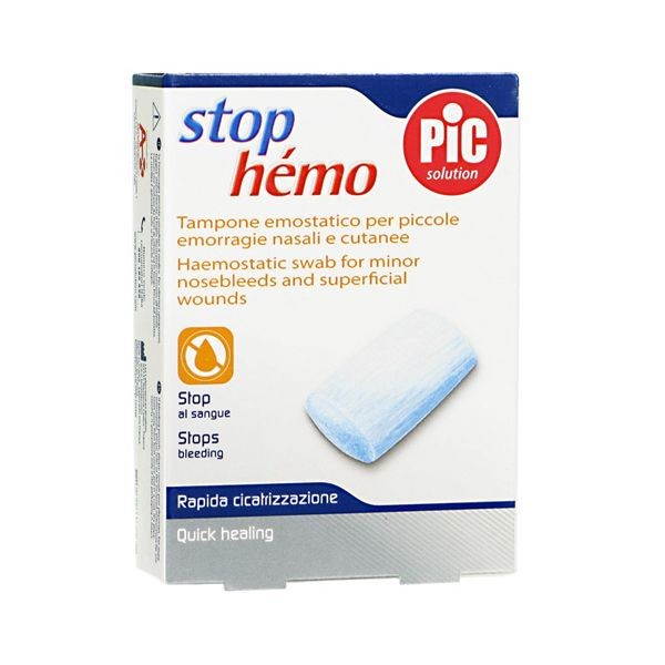 TAMPONE EMOSTATICO STERILE STOP HEMO PIC 5PZ