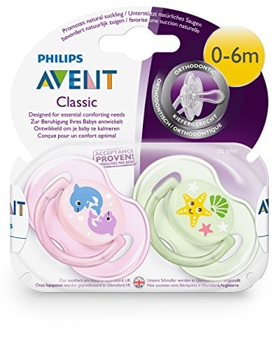 AVENT SUCCHIETTO MARE 0-6M FEMMINUCCIA 2PZ