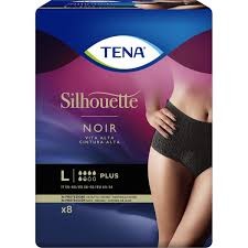 TENA SILHOUETTE NOIR VITA ALTA PLUS TG.L PZ.8