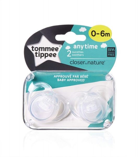 TOMMEE TIPPEE SUCCHIETTI ORTODONTICI ANYTIME 0-6 MESI