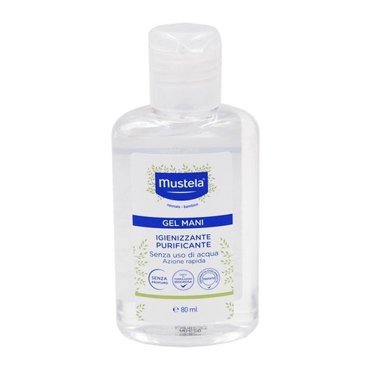 MUSTELA GEL MANI 80ML IGIENIZZANTE E PURIFICANTE