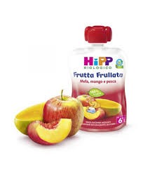 HIPP FRUTTA FRULLATA MELA MANGO E PESCA 90GR