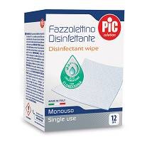 PIC FAZZOLETTINO DISINFETTANTE MONOUSO 12PZ