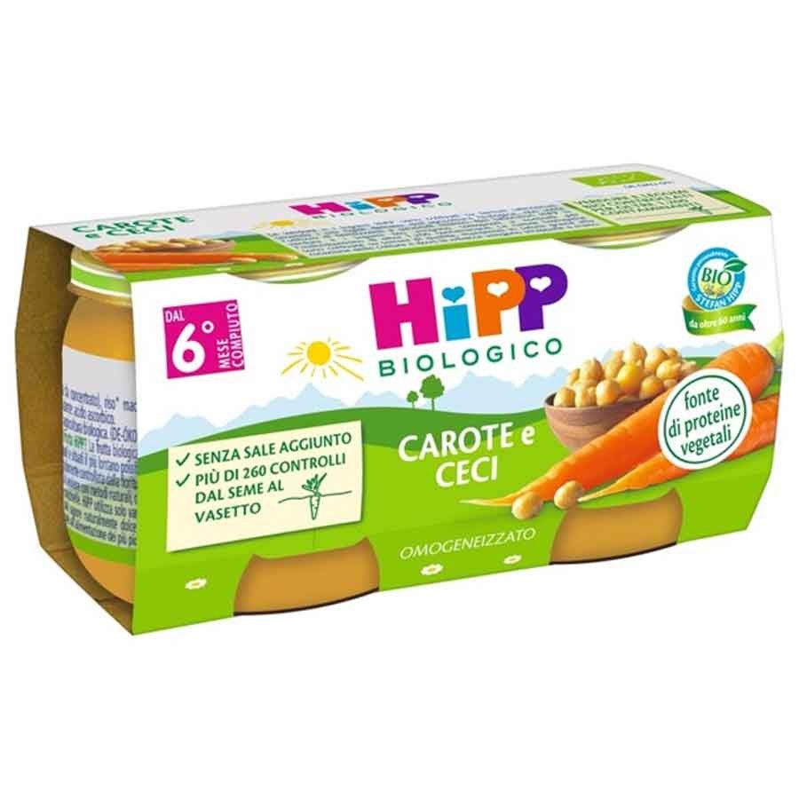 HIPP CAROTE E CECI 2x80GR